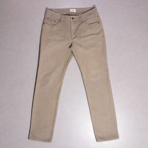 Marine Layer Cambridge Corduroy Slim Straight 5 Pocket Brown Pants Men's 33x31